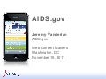 Aids.gov at Web Content Mavens