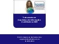 Arquitetura de Informação e Usabilidade na WEB