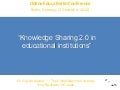 Knowledge Sharing 2.0