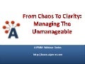 AIPMM Webinar: Managing the Unmanageable: Rules, Tools, and Insights for Managing Software People and Teams with Ron Lichty