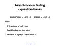 Asynchronous testing