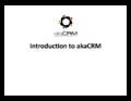 Aka crm introduction