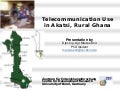 Telecommunication Use in Akatsi