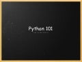 Python 101