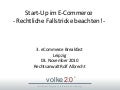 Start-Up im E-Commerce- Rechtliche Fallstricke beachten!