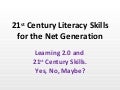 Alexandria School District - 21st Century Literacy