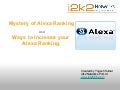 Mystery of Alexa and ways to Increase your Alexa Ranking