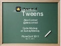 Alex conrad  - Pyramid Tweens (PloneConf 2011)