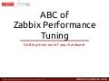 Zabbix Performance Tuning