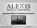 Alexis Minerals October 2011 (english)