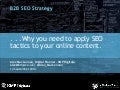 B2B Seo Tactics - Alex MacLennnan