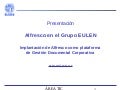 Alfresco Day Madrid - Cliente - Grupo EULEN