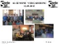 Algemene vergadering 12 mei 2013
