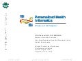 Personalized Health Informatics