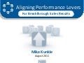 Aligning Performance Levers for Breakthrough Sales Results 08-2011