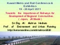 Ali Mahran - the importance of railways for development of reigional communities