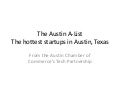 The Greater Austin Chamber of Commerce's A List of Startups