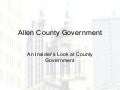 Allen county government