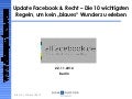 Facebook & Recht