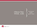 Q1 2009 Earning Report of Alliance Data Systems