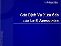 Le & Associates (L&A) All service introduction 2011 (vietnamese)