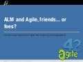 Application Lifecycle Management and Agile, friends... or foes?  (Andrea Tomasini, agile42)