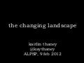 "The Changing Landscape" - ALPSP Digital Strategy