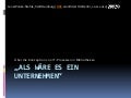 Als wäre es ein Unternehmen.Über die Konzeption von IT-Prozessen in Bibliotheken