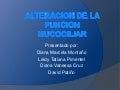 Alteracion de la funcion mucociliar