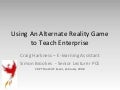 Alternate Reality Games In Enterprise