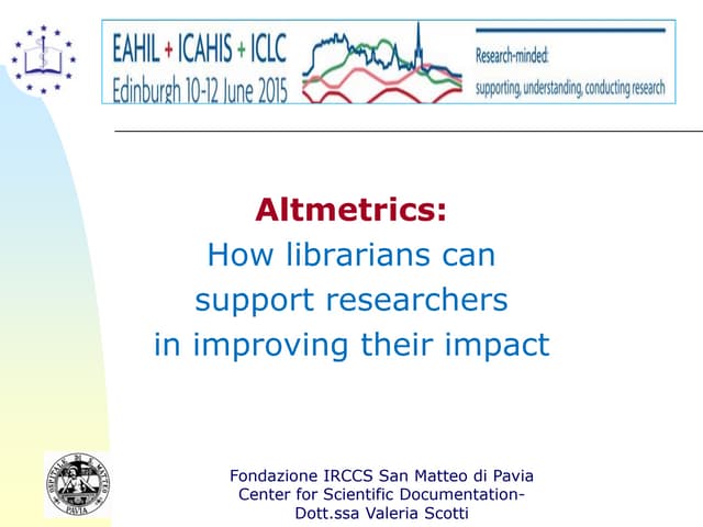 Altmetrics: how librarians can supp...