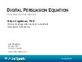 Digital Persuasion Equation - science online influence