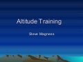 Altitude Training