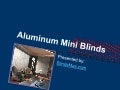 Aluminum Mini Blinds - Blinds Max
