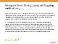 Aquent/AMA Webcast: Priming the Pump: Driving Loyalty with Targeting and Positioning 