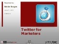 AMA Twitter for Marketers Orlando-6-9-11