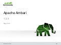 Apache Ambari - What&rsquo;s New in 1.2.3