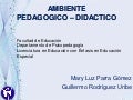 Ambiente Pedagógico Didáctico 