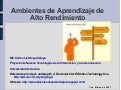 Ambientes De Aprendizaje De Alto Rendimiento