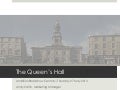 Getting Digital Roadshow Central (Stirling): Case Study: The Queen&rsquo;s Hall