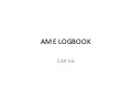Ame logbook