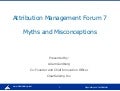 Attribution Management: Common Myths & Misconceptions