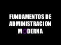 Aministracion Moderna 1a Y 2a Clase