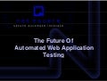 Amish Umesh - Future Of Web App Testing  - ClubHack2007