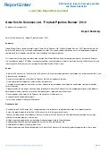 Amorfix Life Sciences Ltd. ' Product Pipeline Review ' 2012