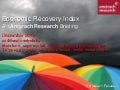 Amarach Economic Recovery Index December 2012