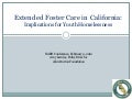 1.6 Improving Outcomes for Youth Aging Out of Foster Care 