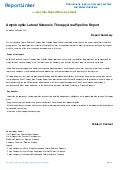 Amyotrophic Lateral Sclerosis Therapy Area Pipeline Report