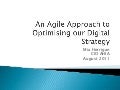 An agile approach to optimising our digital strategy v3