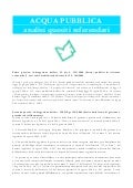 Analisi quesiti referendari ACQUA PUBBLICA Confservizi Veneto